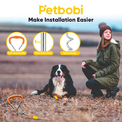 Ressort 5 po Petbobi: absorption des chocs lors des jeux et des courses.
