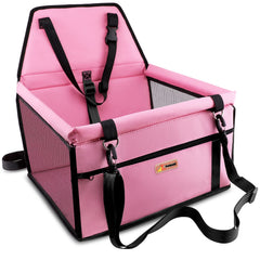 Petbobi siege-auto-chien-rose offre un espace sûr pour le trajet.