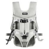 PetBonus sac à dos porte-chien avant gris pour sorties en plein air et confort.