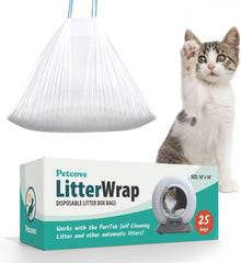 PurrTek PetCove: emballage 25 paquets pour commodité et réassort rapide