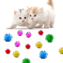 PETDCHEB Boule scintillante, idéale pour divertir et stimuler les instincts naturels.