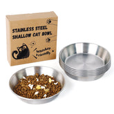 Bols Petdream en acier inoxydable, ensemble de six, durable et pratique.