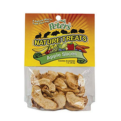 Peters Tranches de pomme – ensemble pour petits animaux, parfaite comme récompense et enrichissement.