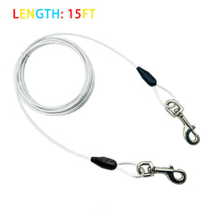 Petest câble en acier durable pour chiens jusqu'à 125 lb.