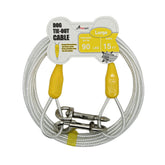 Petest câble tie-out réfléchissant 15 pieds pour chien: sécurité et liberté.