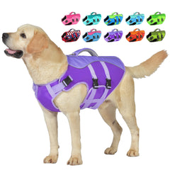 Petglad gilet sauvetage chien vue avant offre flottabilité et confort