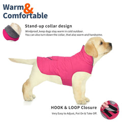 Manteau Petglad avec bande réfléchissante pour meilleure visibilité nocturne.