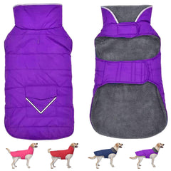 Manteau Dog Petglad imperméable avec poche sur le dos, pratique et élégant.