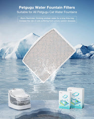 Ensemble de filtration PETGUGU comprenant cartouche, tuyau et mousse.