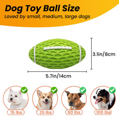 Petinstinct balle-caoutchouc-naturel-durable-chien, sécurité et durabilité pour les jeux mordants