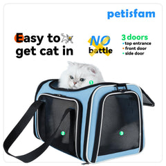Petisfam transport-chat maillage riche en visibilite et ventilation.