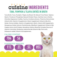 PETITE CUISINE entrée chat bouillon thon et tilapia
