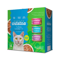 PETITE CUISINE thon effiloché dans bouillon pour chat actif et protéiens