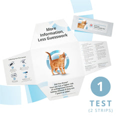Petivity resultat-rapide-chat : résultats clairs à discuter avec le vétérinaire.