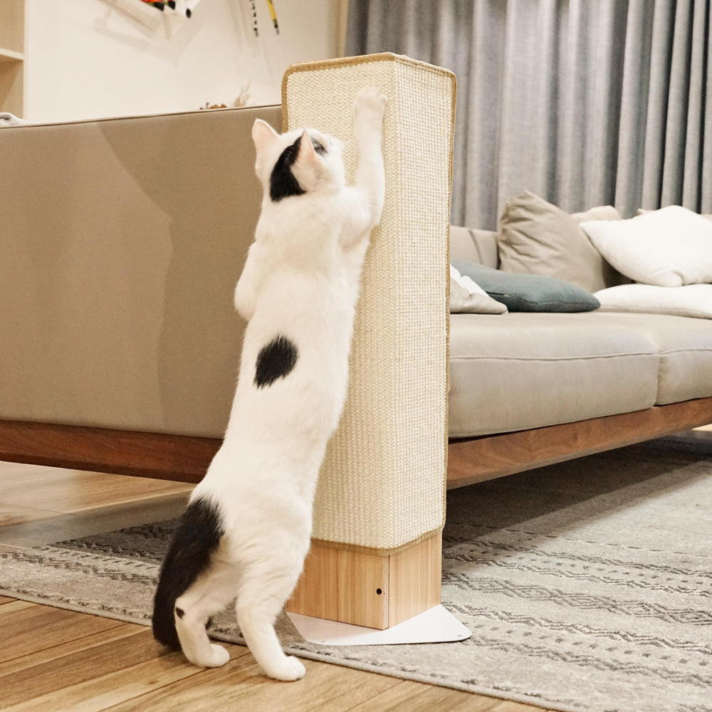 PETKARAY grattoir d’angle pour canapé – protège le mobilier et canalise le griffage.