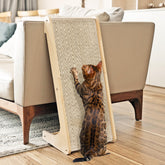 PETKARAY rampe griffage en sisal, surface naturelle pour griffage et garder les pattes actives.