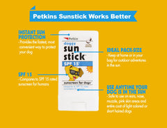 Application sur les oreilles sensibles du chien pour une protection UV douce.