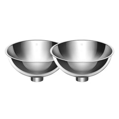 Bols PETKIT en acier inox pour remplacement, durables et faciles à nettoyer.