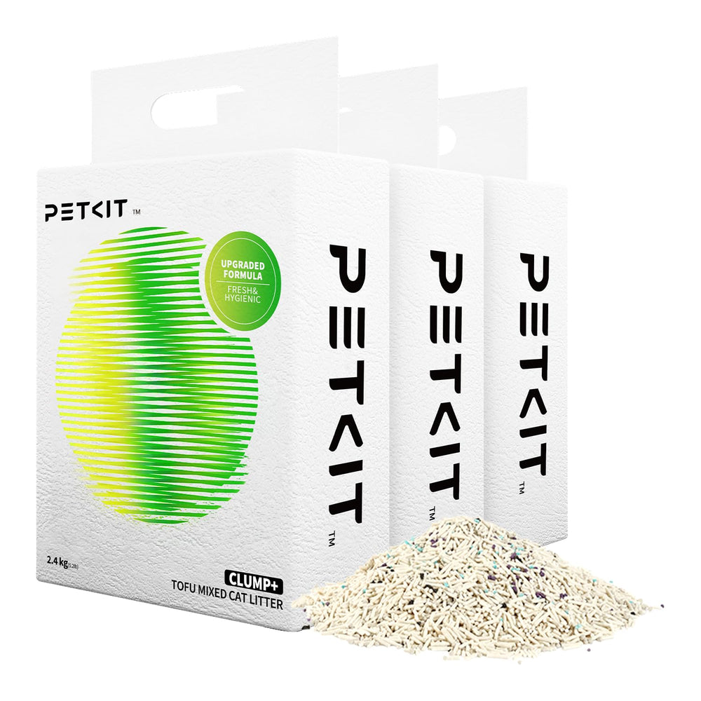 PETKIT ClumpPlus tofu-bentonite: melange efficace pour absorption rapide