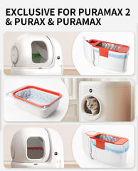 PETKIT Purax Puramax — Sac liner polyéthylène basse densité résistant, évite les déchirures.