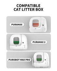 Sacs PETKIT Purobot Max Pro, rouleau de 18, réduction des déchets et odeurs.