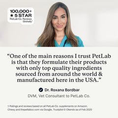 PetLab Co, formule sans alcool, douce pour les oreilles sensibles.