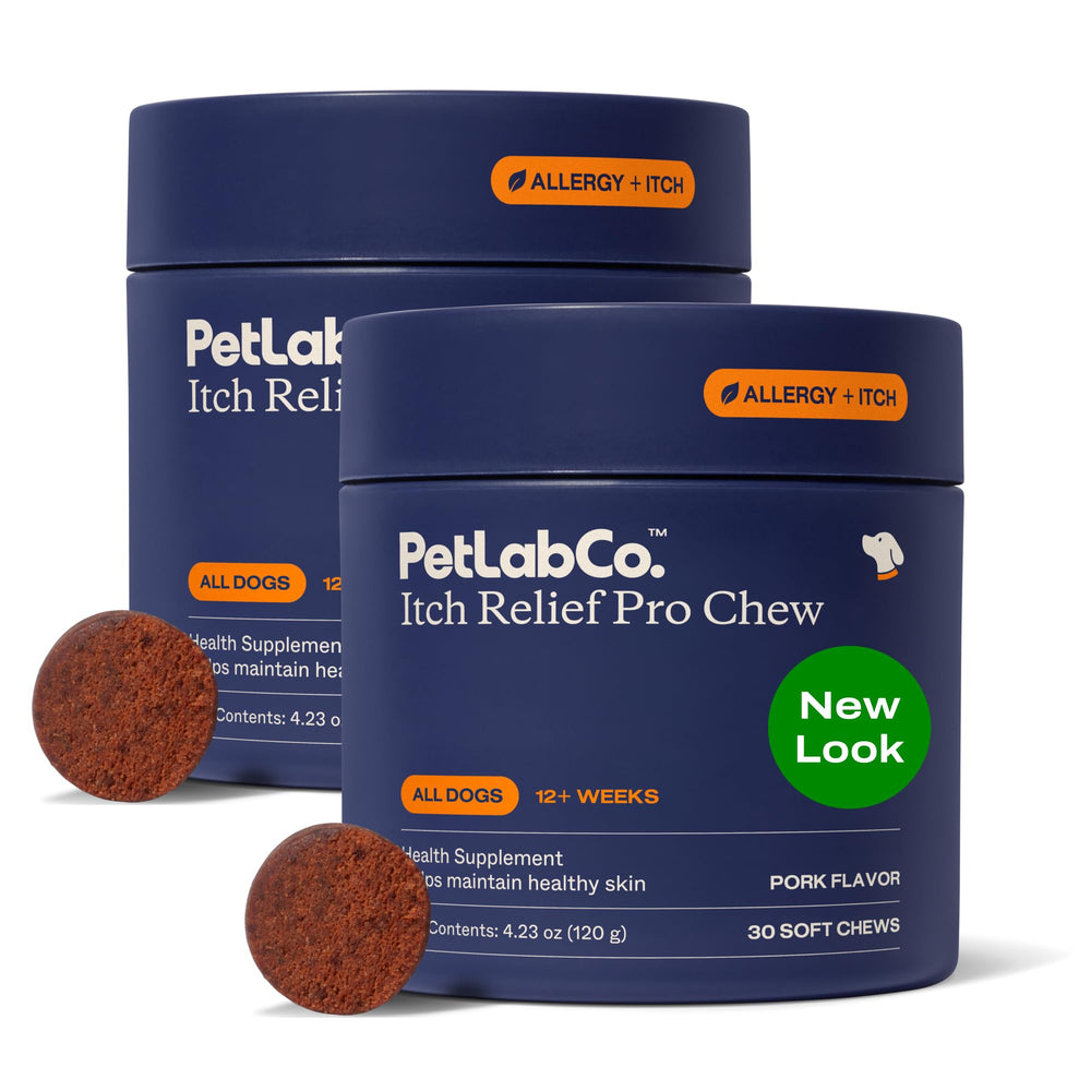 PetLab Co Itch Relief Pro : friandise apaisant le grattage chez le chien.