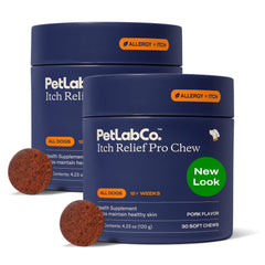 PetLab Co Itch Relief Pro : friandise apaisant le grattage chez le chien.
