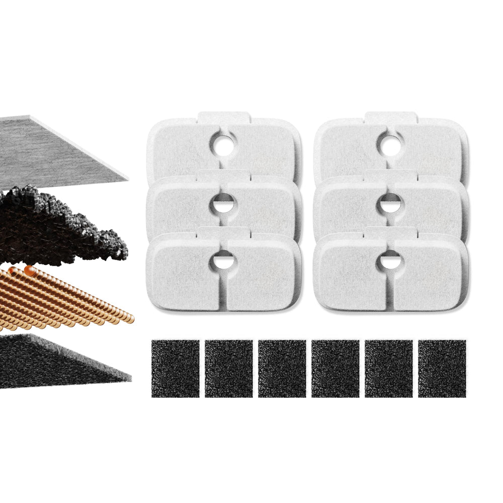 Filtre PETLIBRO Dockstream – lot de 6 pour hydratation fiable des chats.