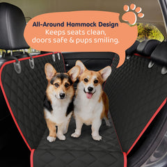 Petloox hamac-chien-voiture-arriere offre confort et sécurité.