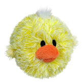 Peluche Dogz Pet Lou 4 pouces poussin jaune siffleuse, idéal pour jeux intérieurs.