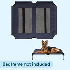 Housse PETMAKER bleu marine adaptée à usage intérieur et extérieur.