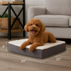 PETMAKER mousse mémoire intégrée à la base pour un soutien doux à chaque sieste