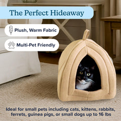 PETMAKER tente chat confort douillet, espace privé pour chat et chaton