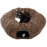 PETMAKER tonnel-chat-lit-3-pieds, espace détente et jeu pour chat.