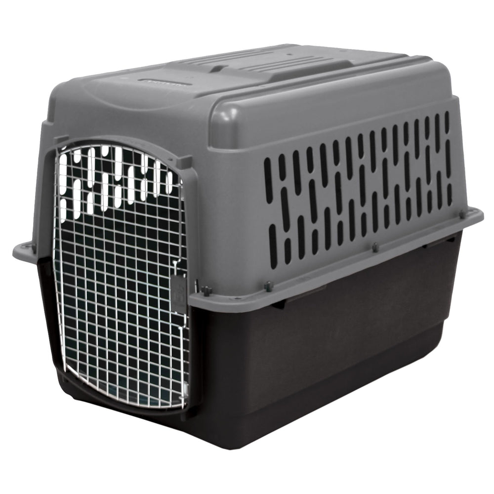 Petmate Aspen Pet Porter, ouverture facile à une main pour le transport.