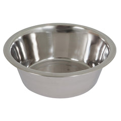 Vue arrière du bol Petmate en inox, capacité adaptée chiens moyens à grands.