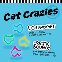 Jouet Cat Crazies Petmate en plastique durable pour chats actifs.