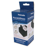 Petmate Fresh Flow Deluxe, pompe de remplacement 120 V pour eau oxygénée et hydratation facile.