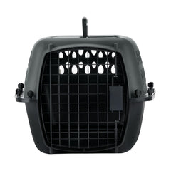 Petmate caisse pour chien 23po, extérieur gris sombre, transport sûr jusqu'à 15 livres.