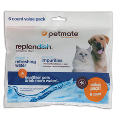 Filtre charbon Replendish Petmate, contrôle du chlore et des odeurs pour animaux.
