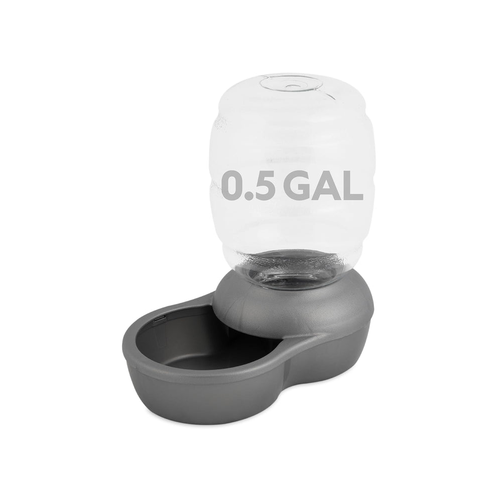 Petmate Replendish vue du distributeur eau gravité, eau filtrée pour animaux