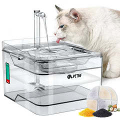 PETNF fontaine-eau-chat-3l : hydratation stable pour chats et petits chiens.