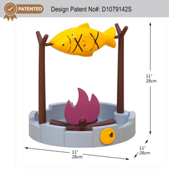 PetPals jouet puzzle chat avec poisson rotatif et récompenses.