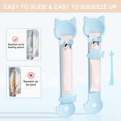 PETPAWLOVELY action-pression-gourmandises-chat délivrant la friandise sans gaspillage