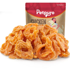 Anneaux Poulet PETPURO, friandise protéinée pour récompense lors de l'entraînement.