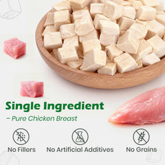 PETPURO snacks-poulet-seche-petits-morceaux