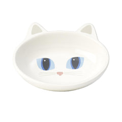 Petrageous bol chat ovale chaton joyeux, avoid moustache contact pendant les repas.