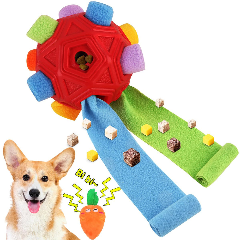 Petration boule-snuffle pour chien, jouet interactif stimulant l'odorat
