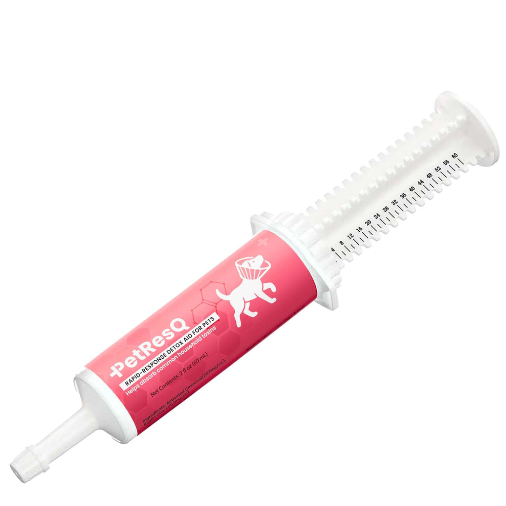 PetResQ Charbon Actif pour chiens et chats – soutien digestif efficace.